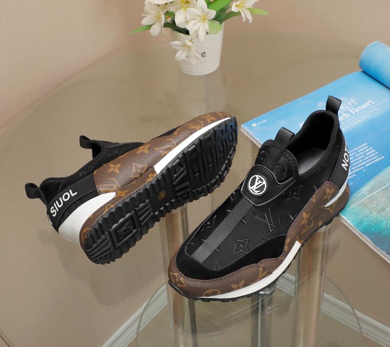 Louis Vuitton Run Away Monogram Canvas Sneaker Black - Image 7