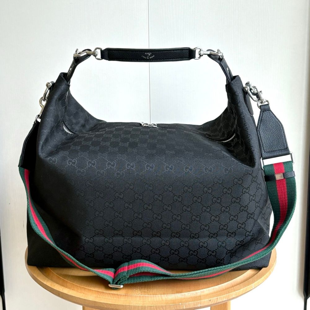 Gucci Brera Large Crossbody Bag Black 46Cm 864485 FAFWA 1053 - Image 3