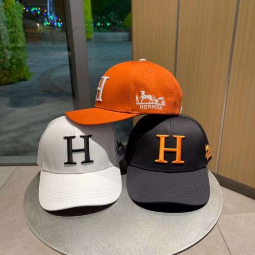 Alternative view of Hermes Nevada New Carriage Baseball Cap White
