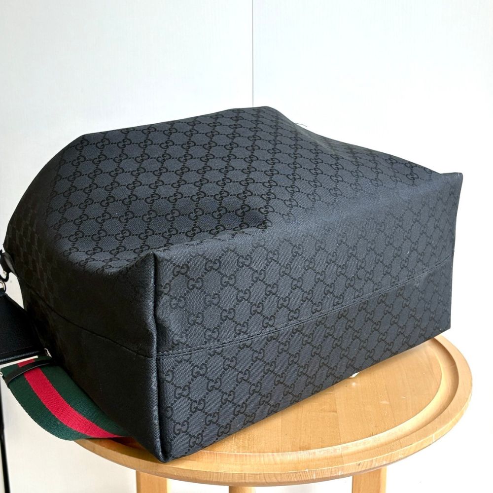 Gucci Brera Large Crossbody Bag Black 46Cm 864485 FAFWA 1053 - Image 6