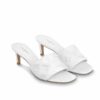 Louis Vuitton Revival Leather Mule White 1A9Oxc