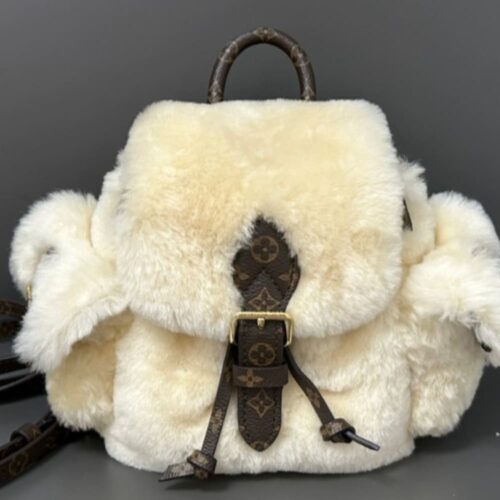 Alternative view of Louis Vuitton Nano Teddy Fur Backpack Cream 25Cm M11919