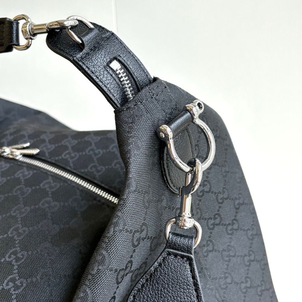 Gucci Brera Large Crossbody Bag Black 46Cm 864485 FAFWA 1053 - Image 7