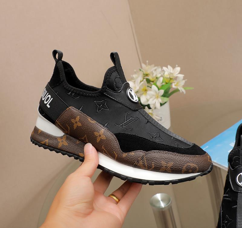 Louis Vuitton Run Away Monogram Canvas Sneaker Black - Image 2
