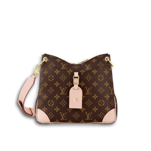 Louis Vuitton Odéon PM Monogram Canvas Shoulder Bag Beige 26cm