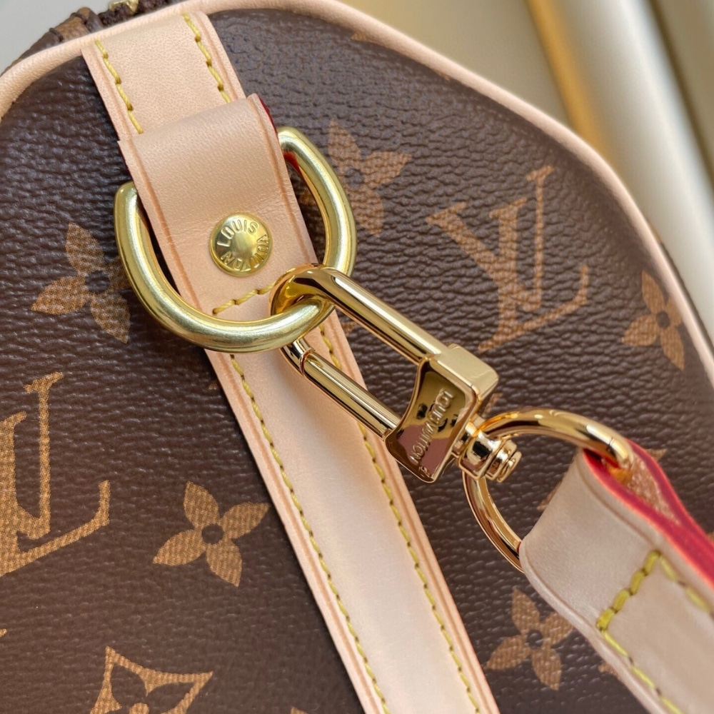 Louis Vuitton Speedy Bandoulière 30 Monogram Canvas Handle Bag Brown 30Cm M41112 - Image 4