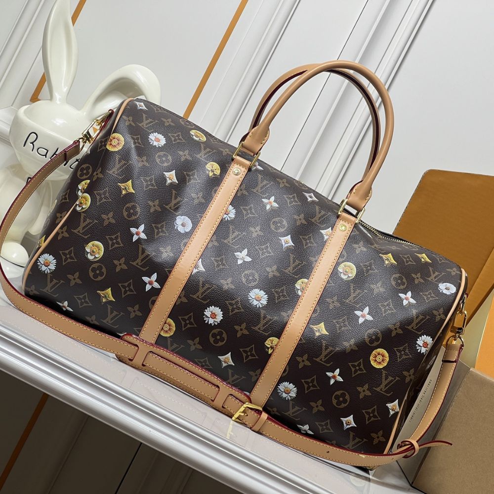 Louis Vuitton Keepall Bandoulière 45 Brown 45Cm - Image 7