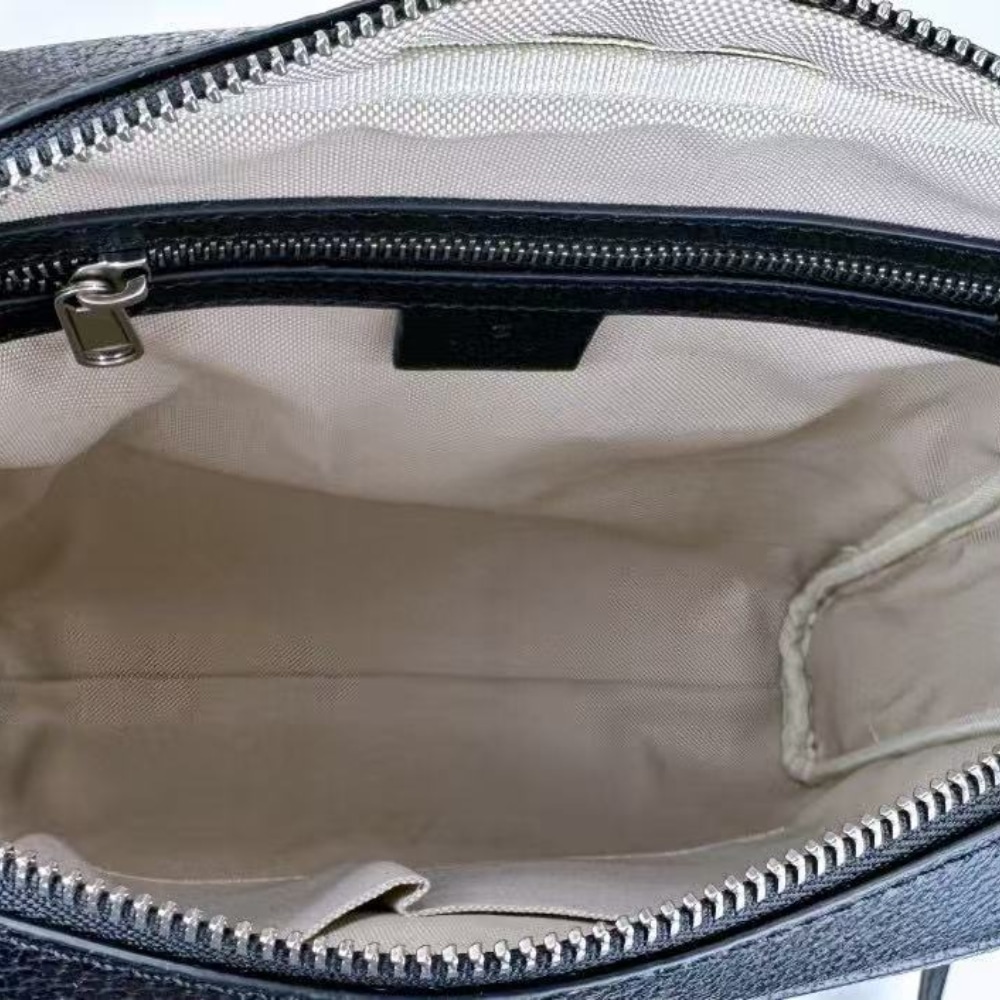 Gucci Ophidia Small GG Supreme Canvas Messenger Bag Beige And Blue 25cm 547926 96iwn 4076 - Image 7