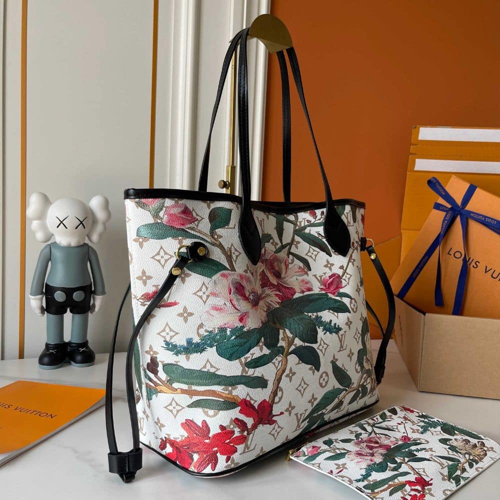 Louis Vuitton Neverfull MM Monogram Canvas Tote Bag Dune 32cm - Image 3
