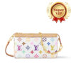 [Super Vip 1:1] Louis Vuitton X Murakami Pochette Accessoires White 22Cm M13404
