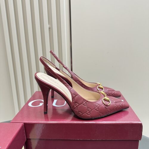 Alternative view of Gucci Women's Horsebit Leather Pump Rosso Ancora Red ‎792065 Aaegj 6207