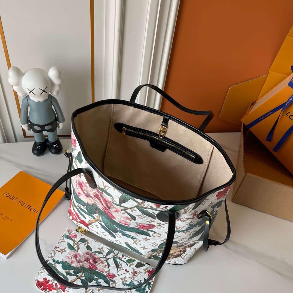 Louis Vuitton Neverfull MM Monogram Canvas Tote Bag Dune 32cm - Image 8