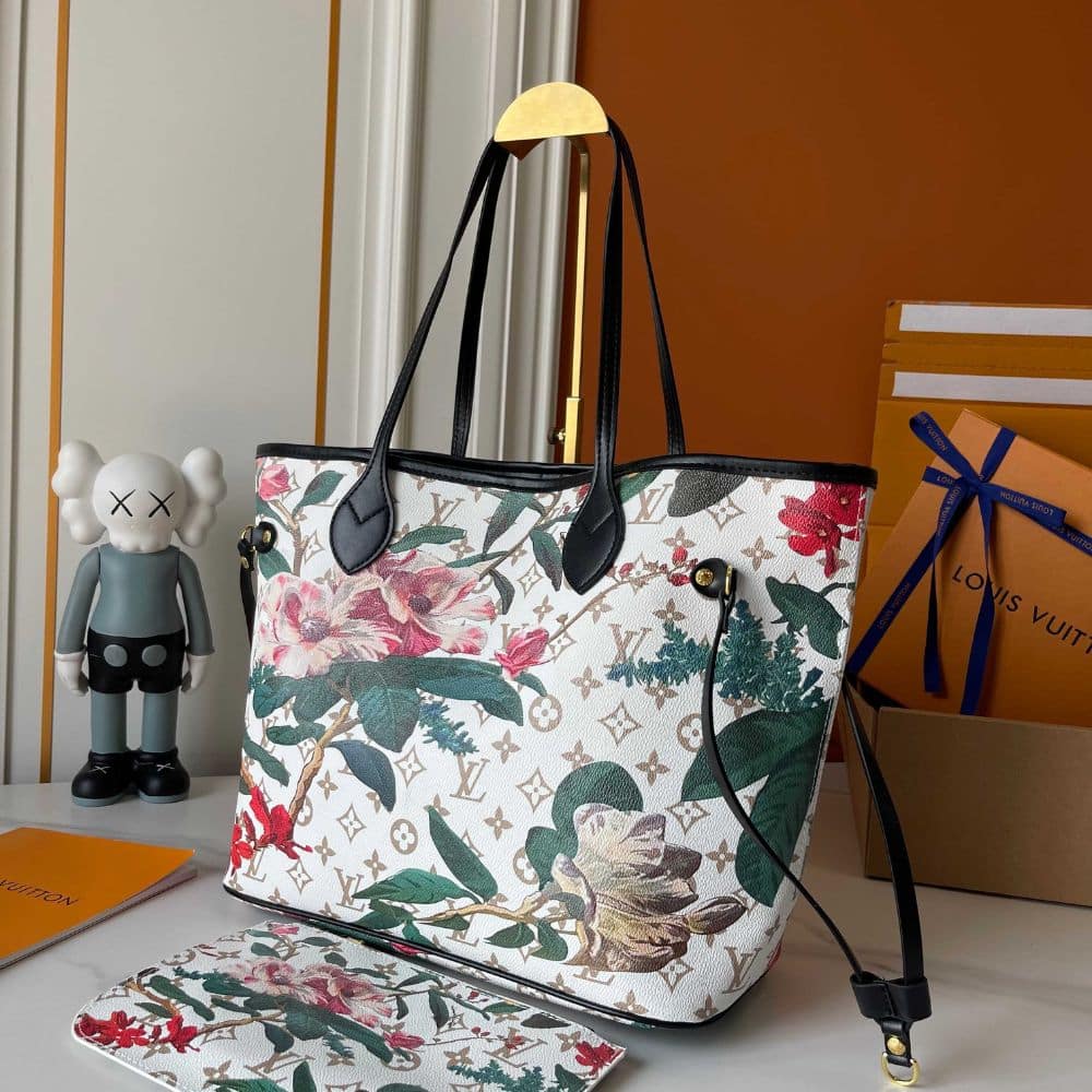 Louis Vuitton Neverfull MM Monogram Canvas Tote Bag Dune 32cm - Image 4