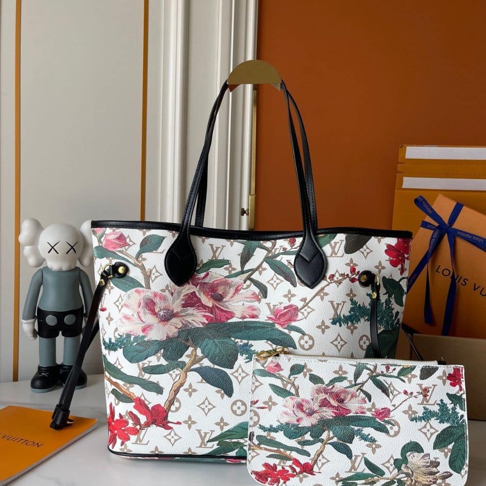 Louis Vuitton Neverfull MM Monogram Canvas Tote Bag Dune 32cm - Image 2