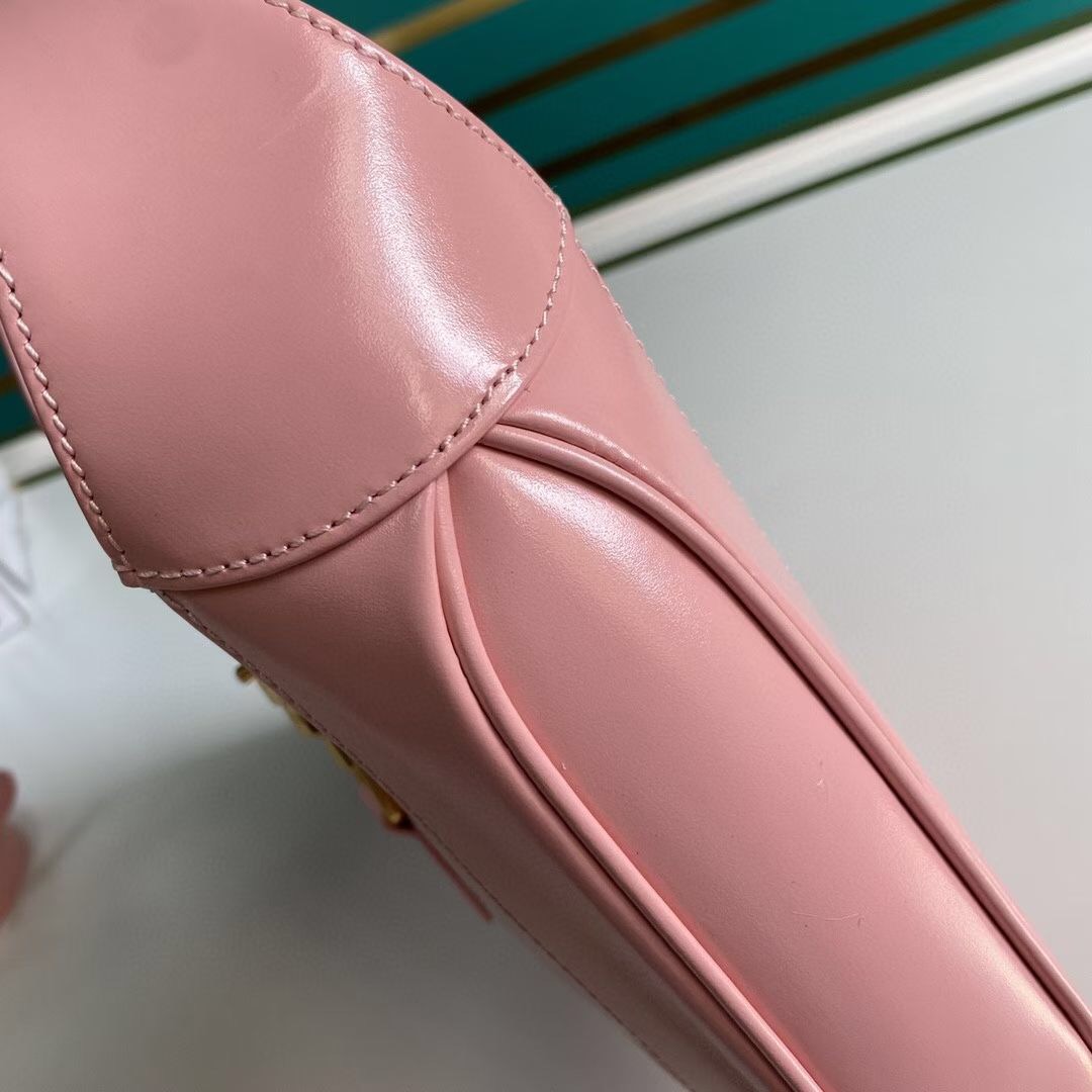 Gucci Jackie 1961 Mini Leather Shoulder Bag Light Pink 19Cm 637091 10O0G 5815 - Image 8