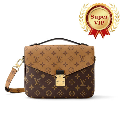 [Super Vip 1:1] Louis Vuitton Pochette Metis Monogram Reverse Canvas 25Cm M44876