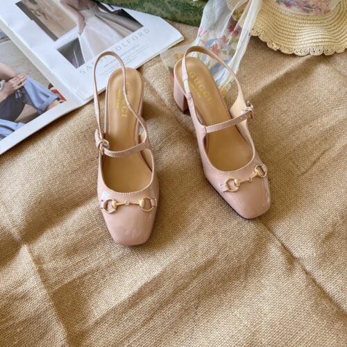 Alternative view of Gucci Women's Horsebit Leather Pump Beige
