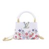Louis Vuitton X Takashi Murakami Capucines Mini Monogram Multicolore Top Handle Bags White 21cm M14165