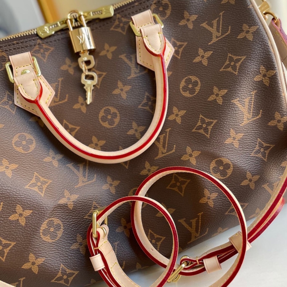 Louis Vuitton Speedy Bandoulière 30 Monogram Canvas Handle Bag Brown 30Cm M41112 - Image 5