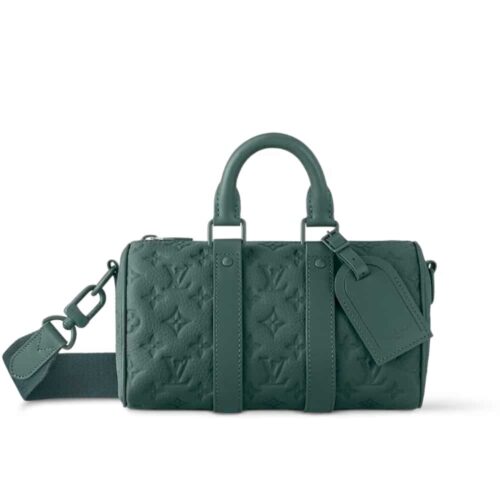 Louis Vuitton Keepall Bandoulière 25 Monogram Leather Dark Green 25Cm M24432