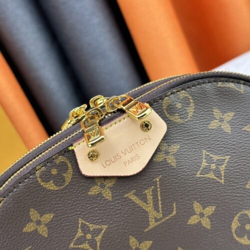 Alternative view of Louis Vuitton Be Alma Monogram Canvas Shoulder Bag Brown Beige 20Cm