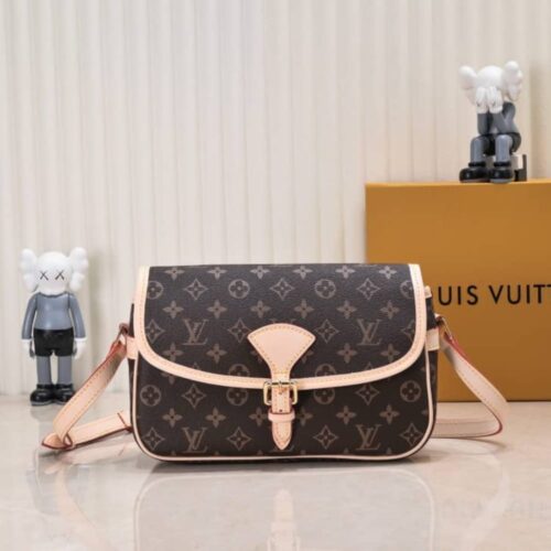 Alternative view of Louis Vuitton Sologne Monogram Canvas Crossbody Bag Brown 26Cm M42250