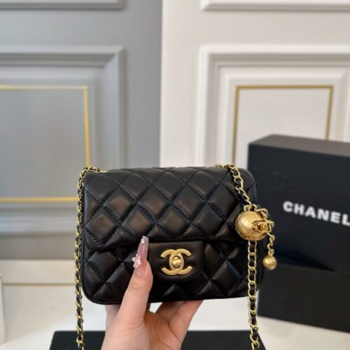 Alternative view of Chanel Classic Mini Crossbody Bag Black 16Cm