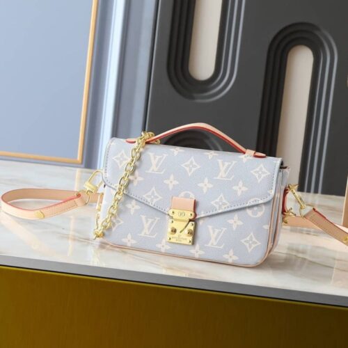 Alternative view of Louis Vuitton Pochette Métis East West Monogram Empreinte Crossbody Bag Canvas Trianon 21Cm M12429