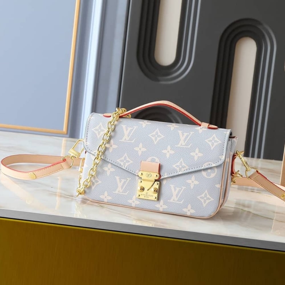 Louis Vuitton Pochette Métis East West Monogram Empreinte Crossbody Bag Canvas Trianon 21Cm M12429 - Image 2