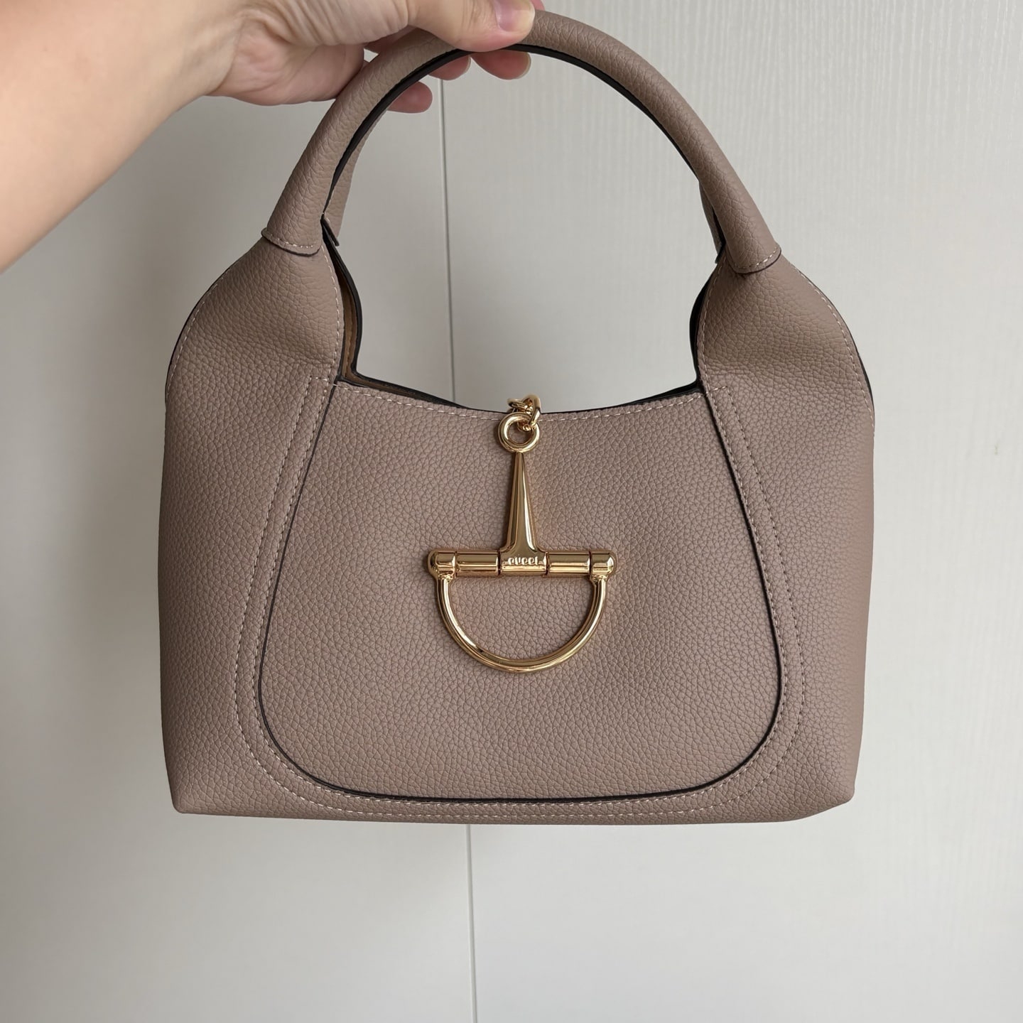 Gucci Softbit Medium Leather Top Handle Bag Light Pink 27Cm 837467 Aaeao 1523 - Image 3