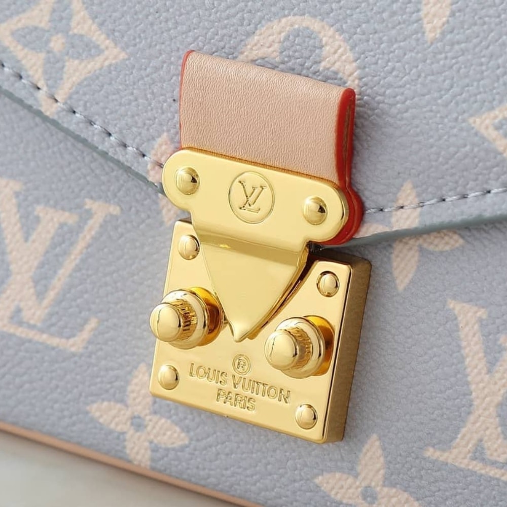 Louis Vuitton Pochette Métis East West Monogram Empreinte Crossbody Bag Canvas Trianon 21Cm M12429 - Image 6