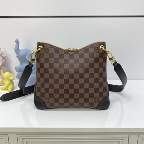 Alternative view of Louis Vuitton Odéon PM Damier Canvas Shoulder Bag Brown 26Cm N50064