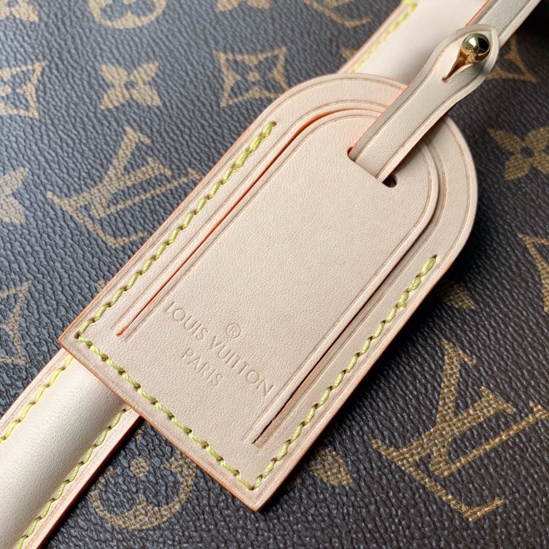 Louis Vuitton Soufflot MM Monogram Canvas Handle Bag Beige 36cm M44816 - Image 4