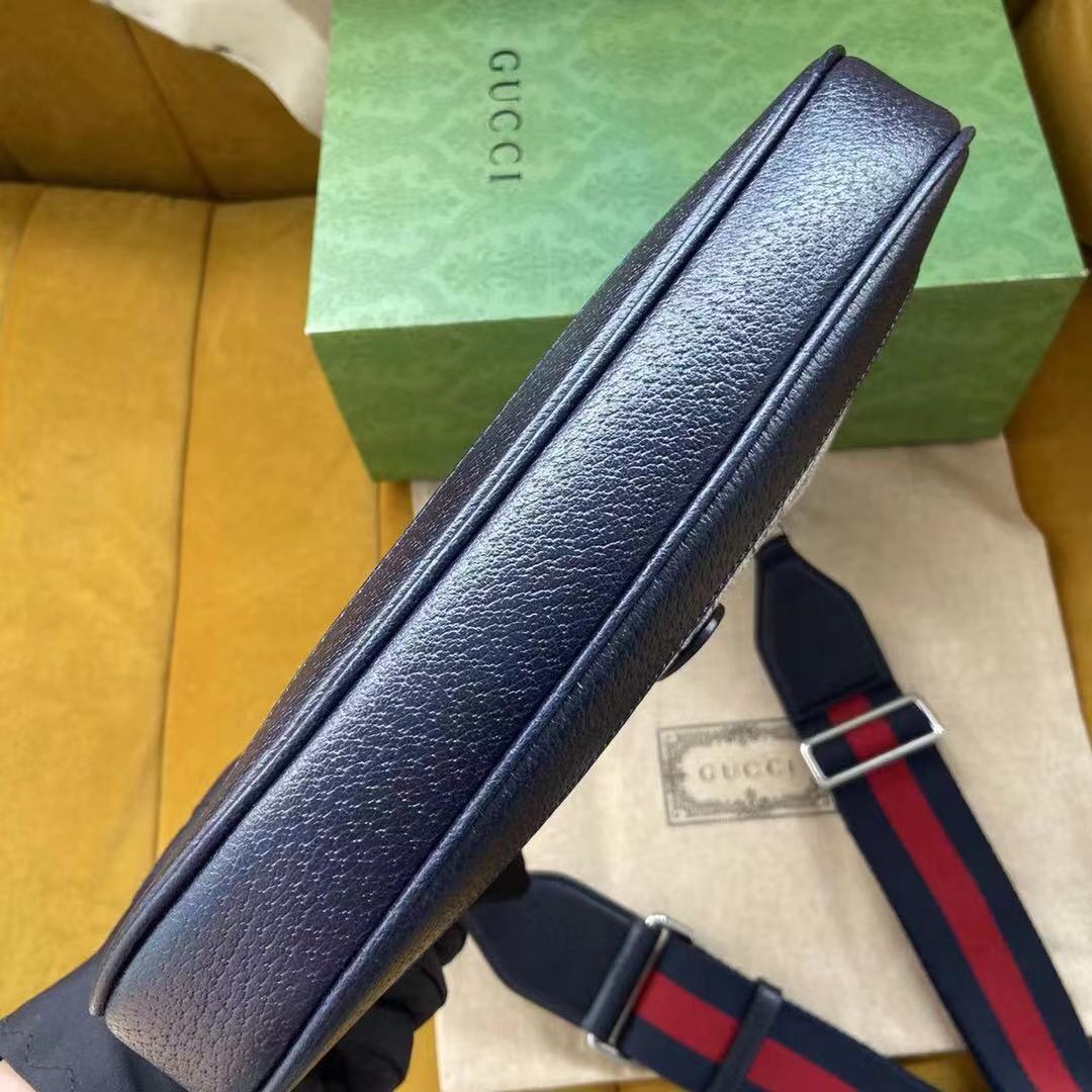 Gucci Jackie 1961 Small GG Supreme Canvas Shoulder Bag Beige And Blue 28Cm 678843 96IWN 4076 - Image 7