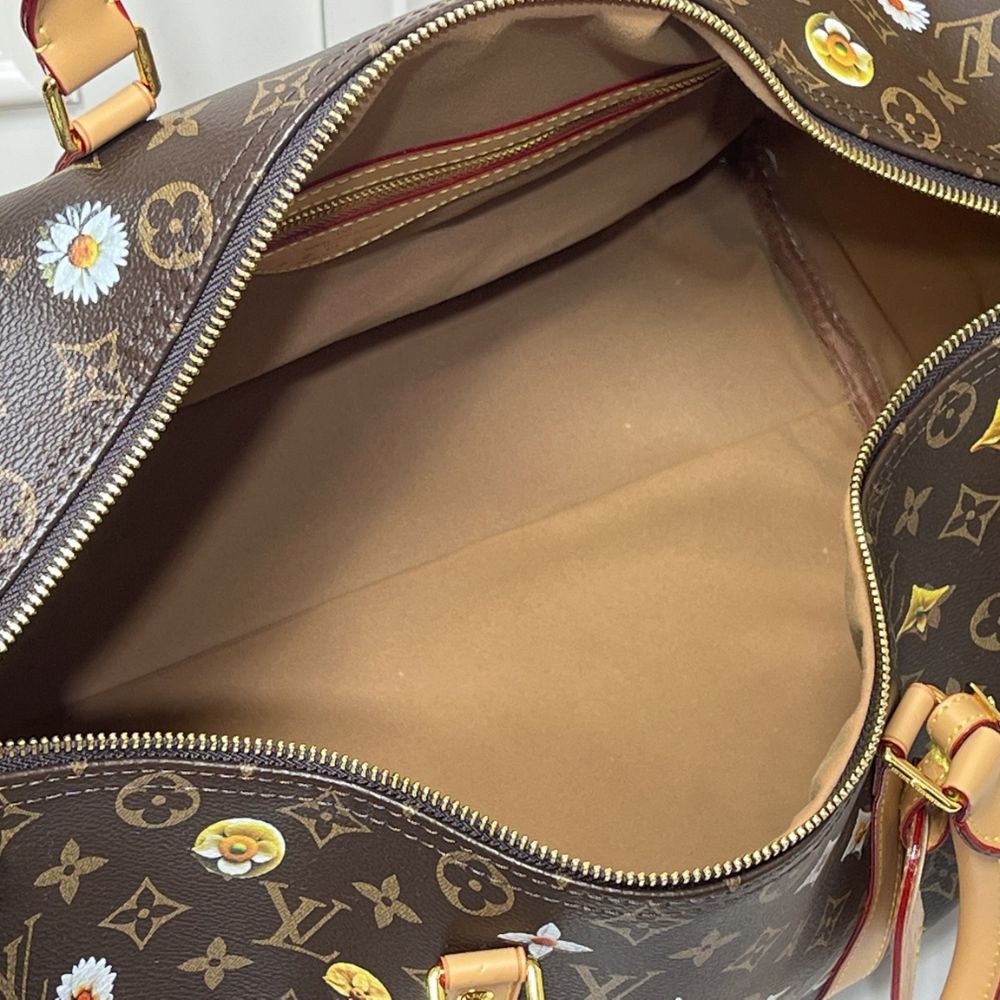 Louis Vuitton Keepall Bandoulière 45 Brown 45Cm - Image 9