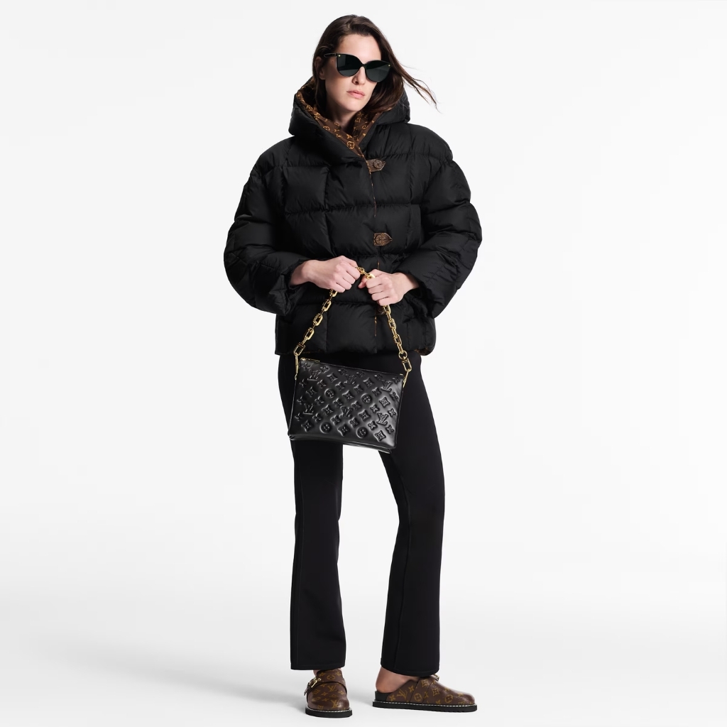 Louis Vuitton Coussin PM Monogram Embossed Shoulder Bag Black 26Cm M21260 - Image 9