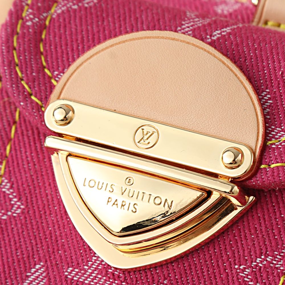 Louis Vuitton Nano Speedy Pink Denim 16cm M27603 - Image 9