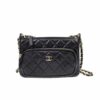 Chanel 25C Small Smooth Leather Camera Bags Black 20cm