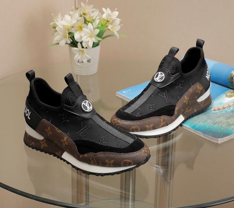 Louis Vuitton Run Away Monogram Canvas Sneaker Black - Image 5
