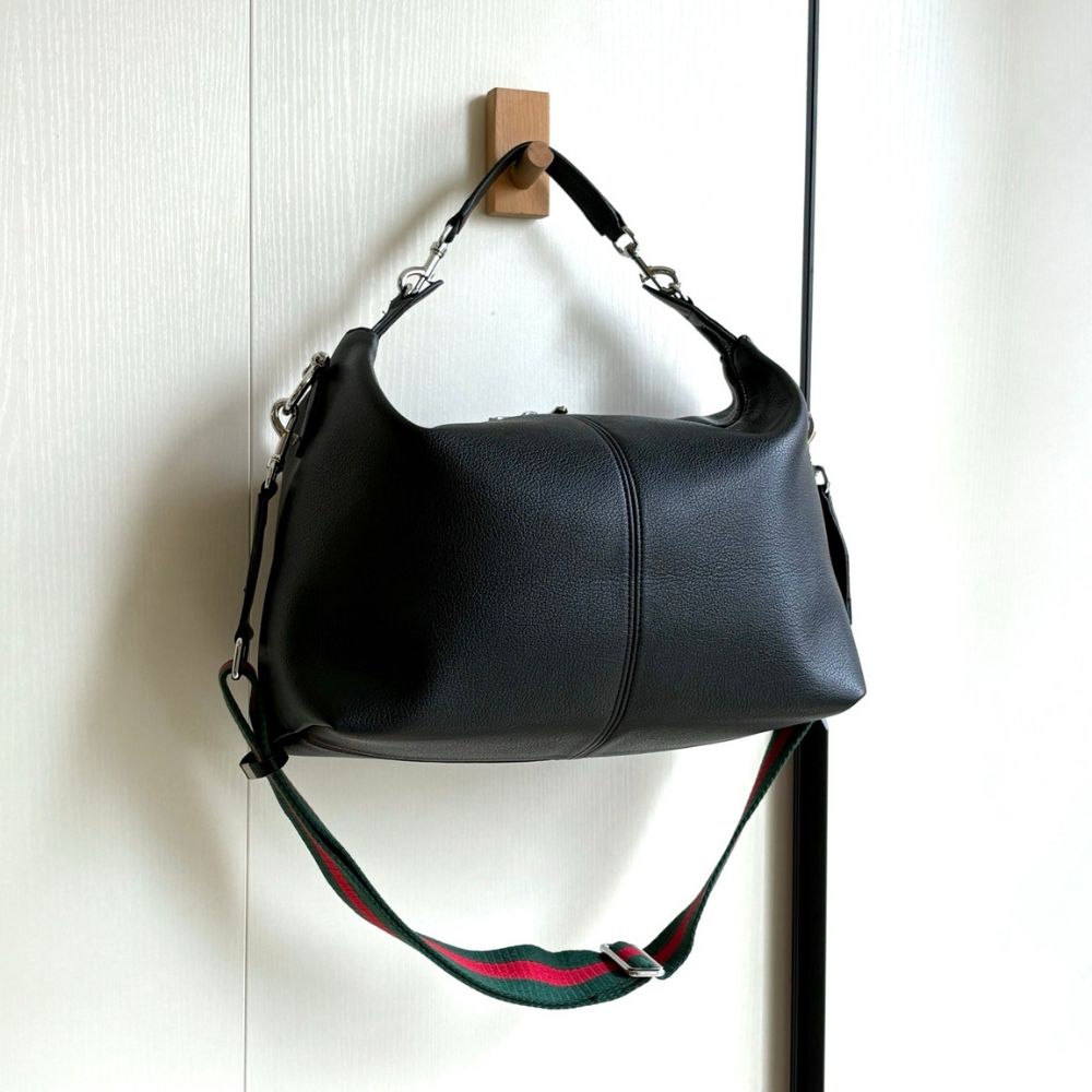 Gucci Brera Medium Crossbody Bag Black 33Cm 866938 AAGDQ 1053 - Image 2