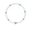 Louis Vuitton Turquoise Rodeo Necklace White And Blue M02058