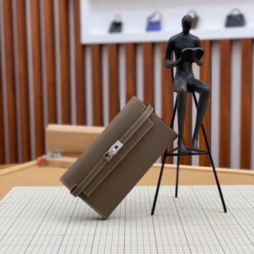 Alternative view of Hermes Kelly Classic Wallet Étoupe 19Cm H051300CC18