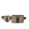 Gucci Ophidia GG Supreme Canvas Belt Bag Beige Ebony 20cm 698805 96iwg 8745gg