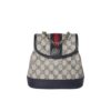 Gucci Ophidia Mini GG Supreme Canvas Backpack Beige Blue 20Cm 795221 96Iwn 4076