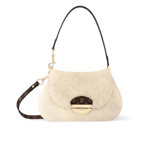 Louis Vuitton Sunset LV Ski Cozygram Shoulder Bag Cream 27Cm M12097