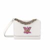 Louis Vuitton Twist Crossbody Bag White Rainbow 23Cm