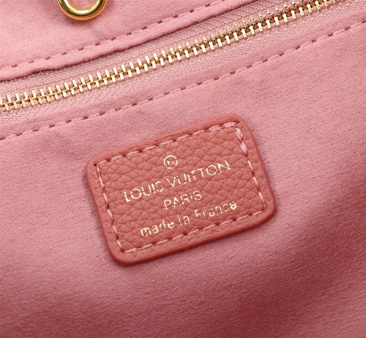 Louis Vuitton Neverfull MM Bicolor Monogram Empreinte Tote Bag Trianon Pink 31cm M46329 - Image 10