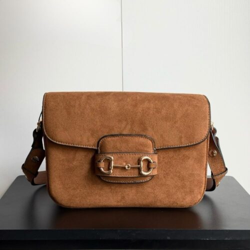 Alternative view of Gucci Horsebit 1955 Aura Small Shoulder Bag Brown 26Cm 847063 C6G0G 2118
