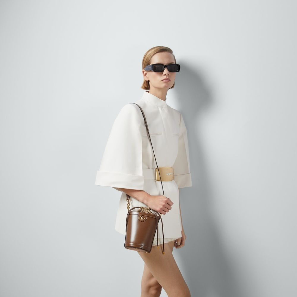 Gucci Ophidia Mini Bucket Bag Brown 20Cm 760201 AACP4 2342 - Image 9