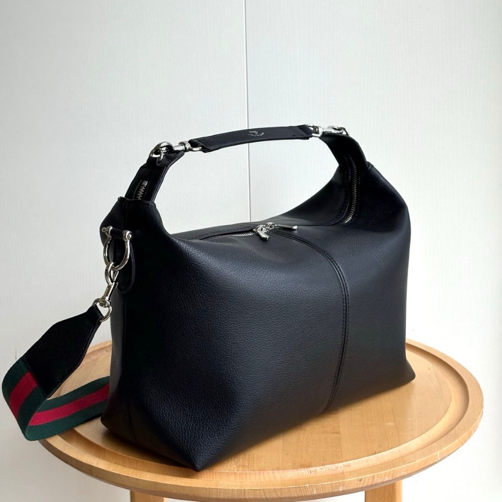Gucci Brera Medium Crossbody Bag Black 33Cm 866938 AAGDQ 1053 - Image 5